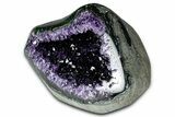 Sparkly Deep-Purple Amethyst Geode - Uruguay #342851-1